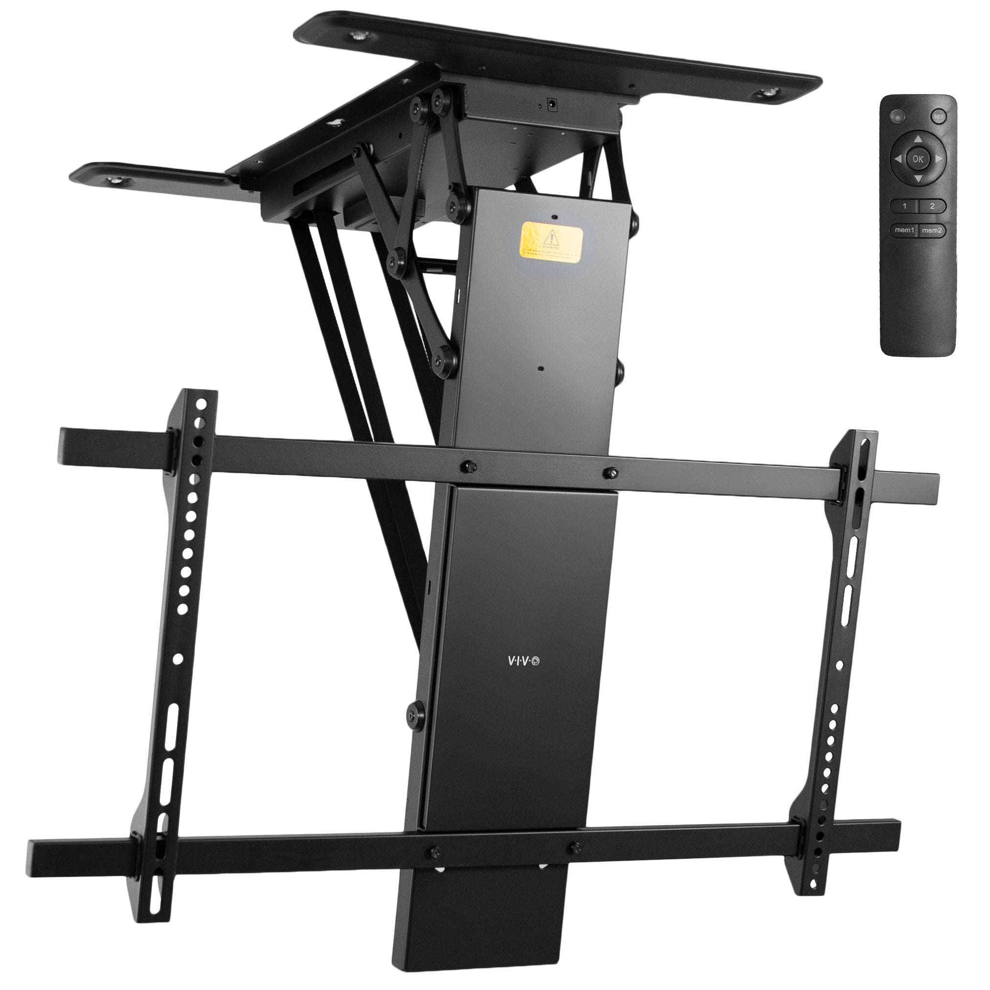 Computer Ceiling Mount Electric Flip Down Ceiling Mount for 40” to 85” TVs – VIVO - desk ...