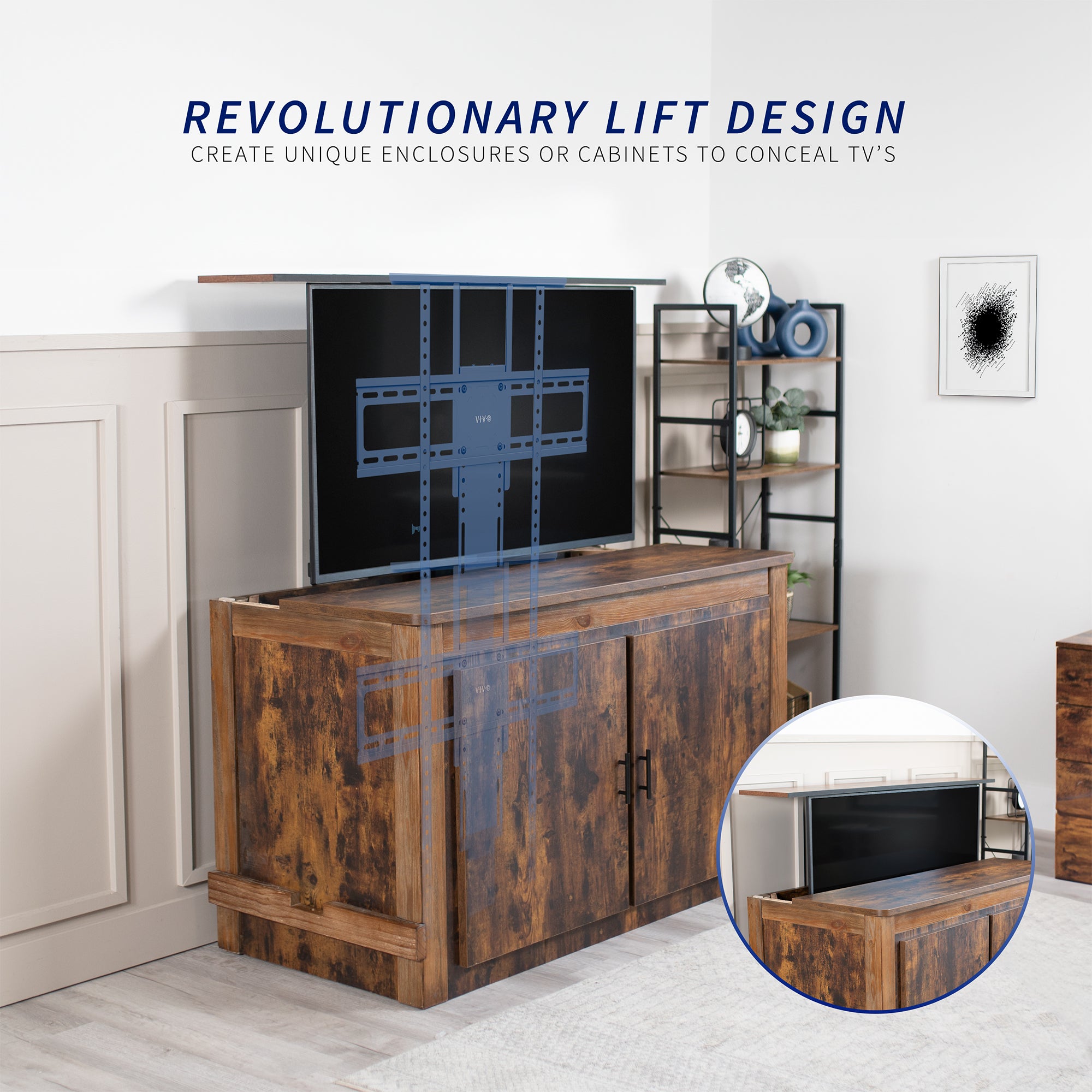 Motorized TV Stand w/ Remote Control - 32