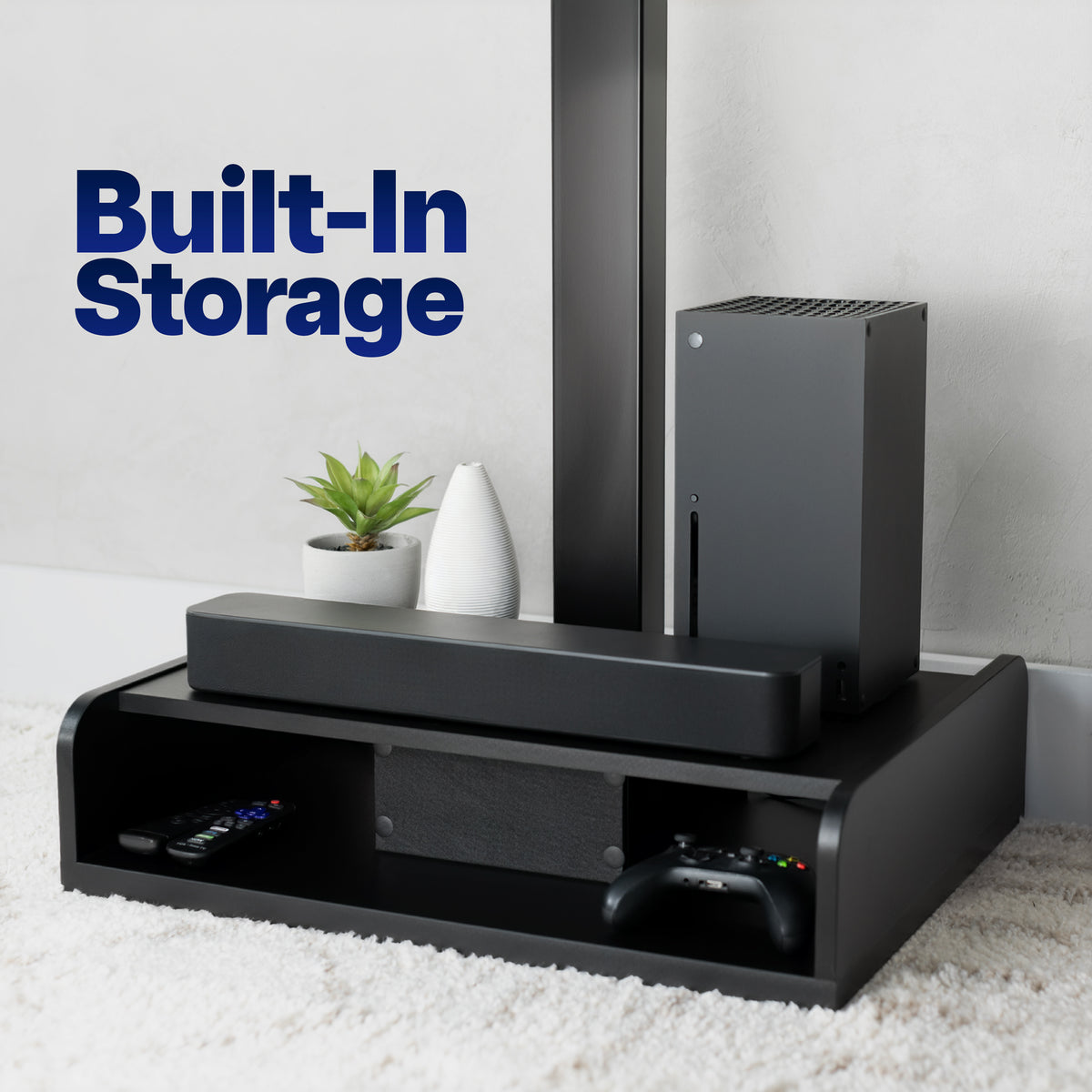Freestanding Motorized TV Stand w/ Remote Control - 32” to 65” Screens