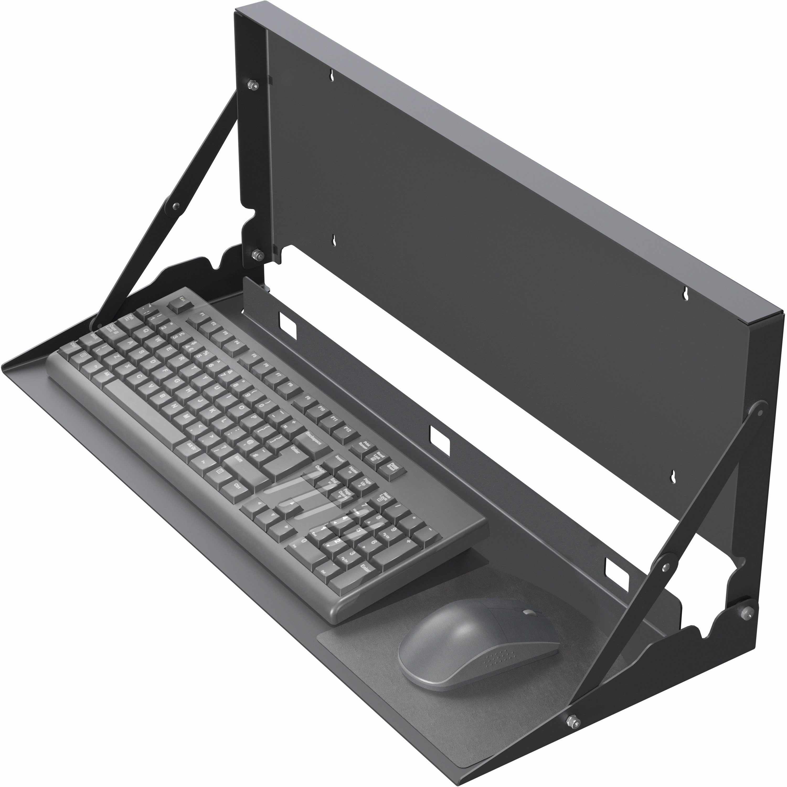 Flip Down Keyboard Tray Wall Mount – VIVO - desk solutions, screen ...