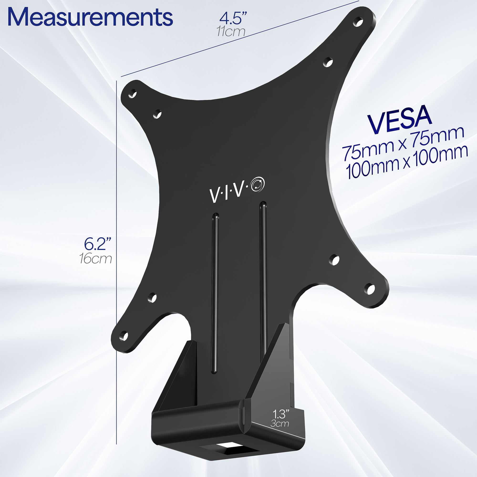 VESA adapter bracket for compatible HP monitors.