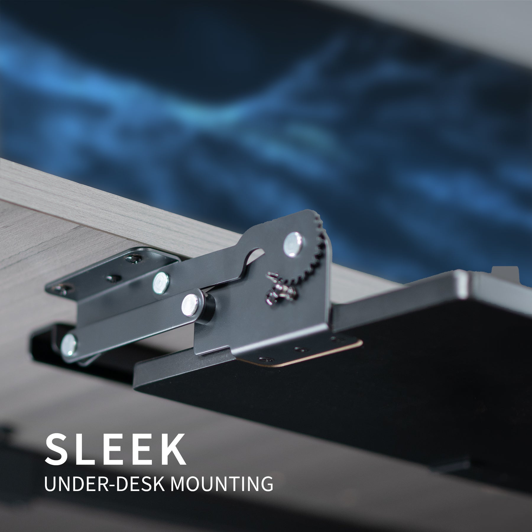 Keyboard Rack Mount Vertical Under Desk Keyboard Tray with Swinging Height Adjustment – VIVO - desk ...