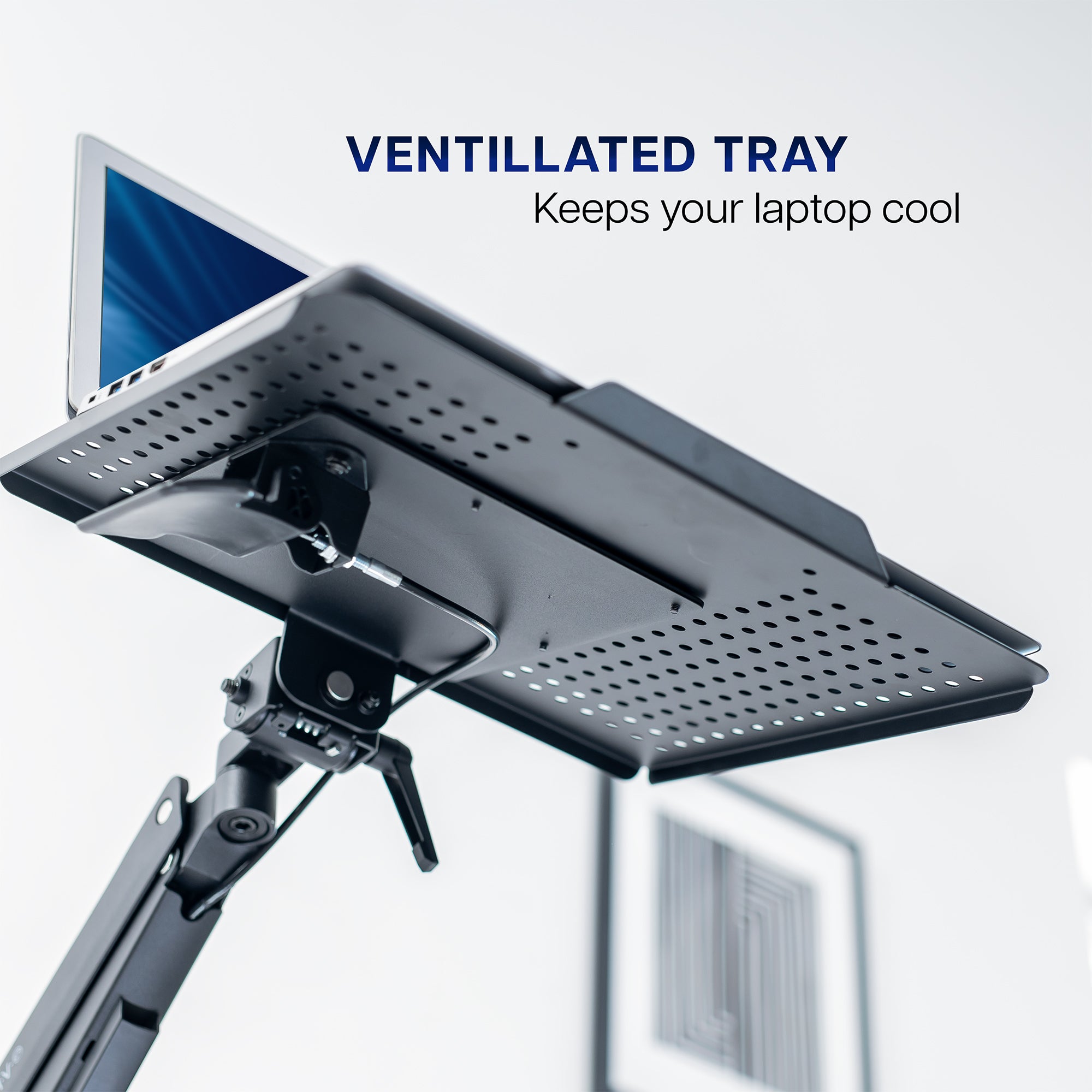 Pneumatic Wall Mounted Laptop Tray