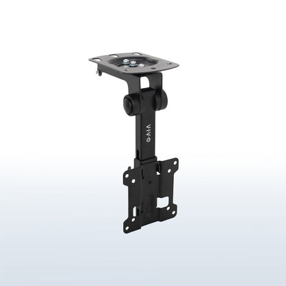 Sturdy flip-down ceiling mount for TVs and monitors.