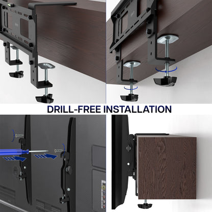 Easy, drill-free installation with step-by-step instructions included