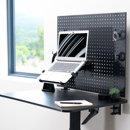 Pegboard Compatible Laptop Holder