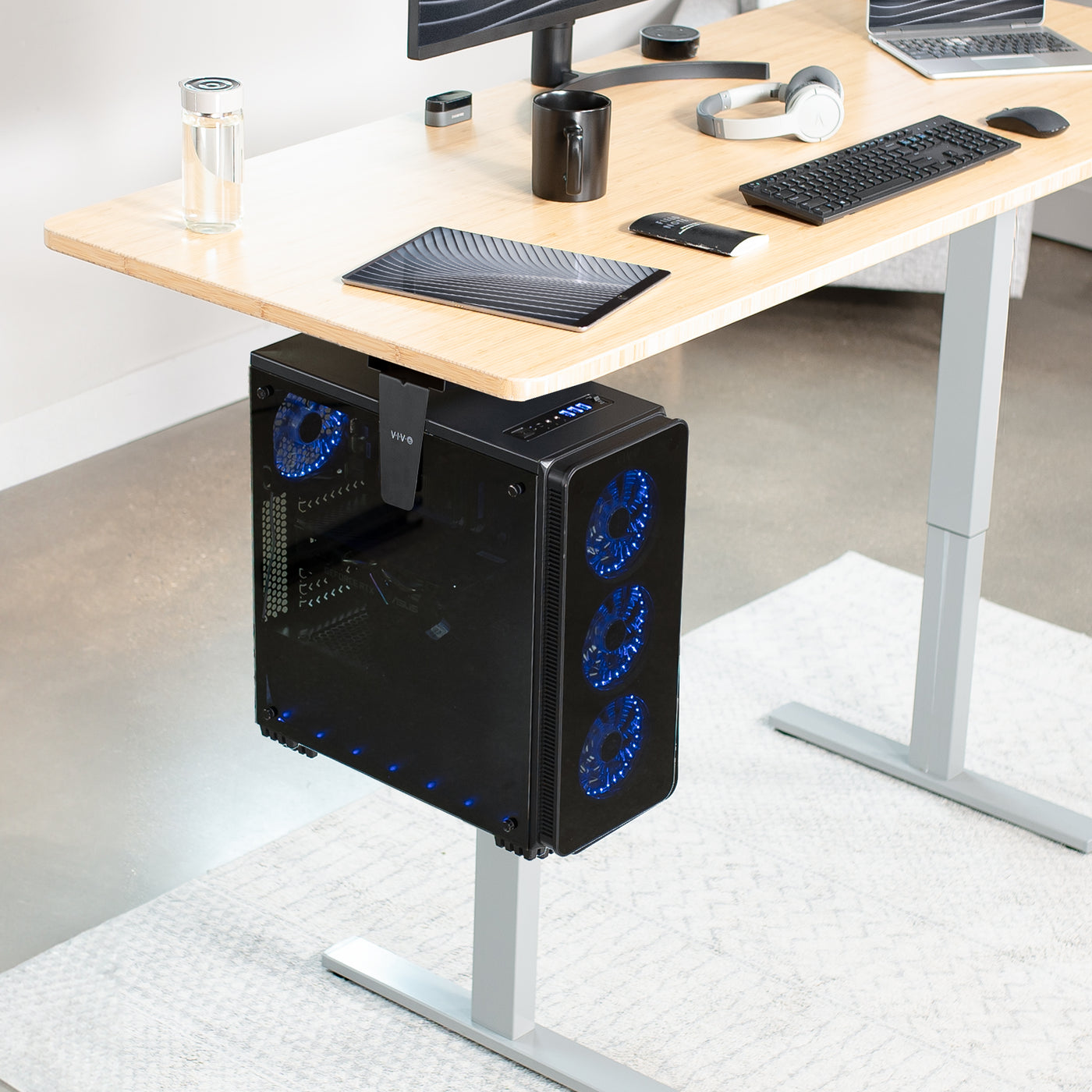 Under Desk and Wall PC Mount – VIVO - desk solutions, screen mounting ...