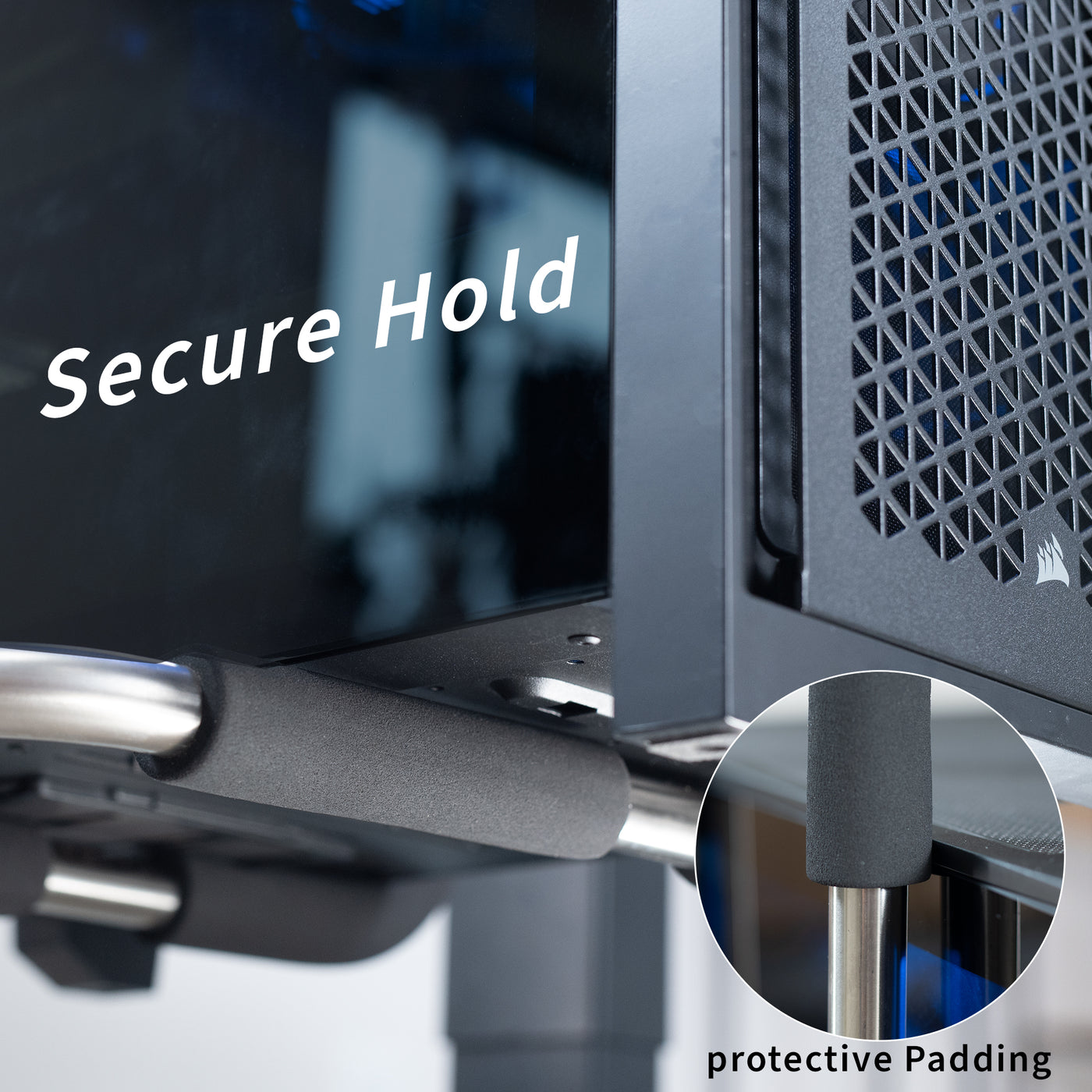 Large Heavy Duty Under Desk PC Mount – VIVO - desk solutions, screen ...