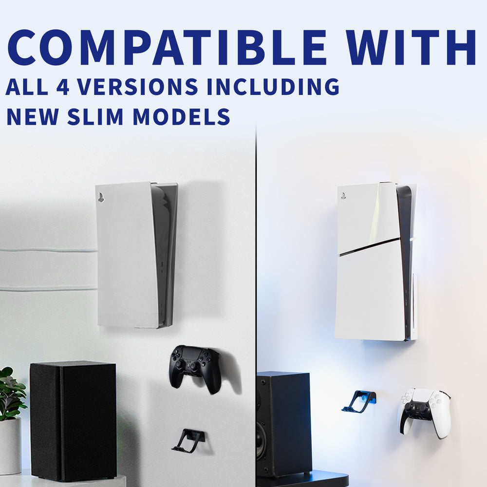 PS5 Wall Mount Bracket + 2 Controller Mounts – VIVO - desk solutions ...