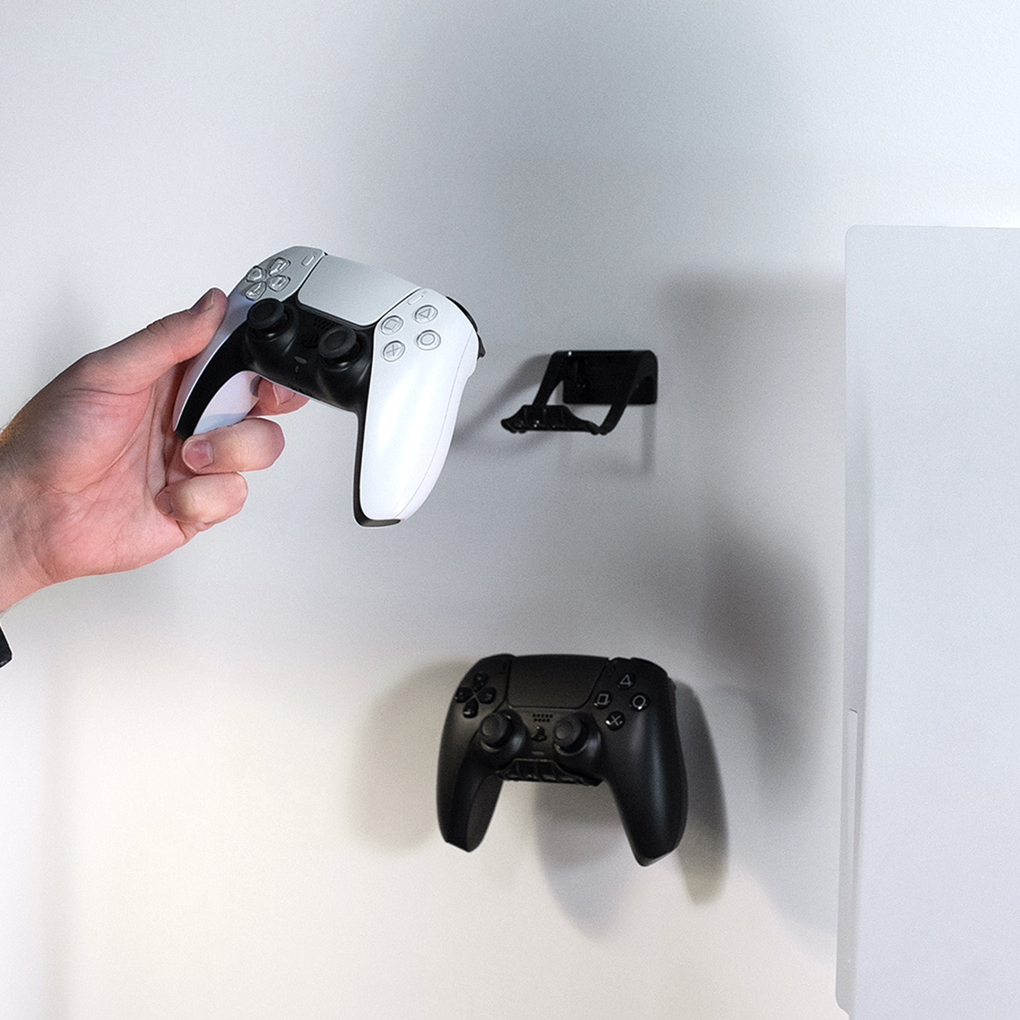 VIVO Soporte de pared de acero diseñado para consola de juegos PS5,  pantalla vertical para Playstation 5, diseño abierto, 2 soportes de  controlador
