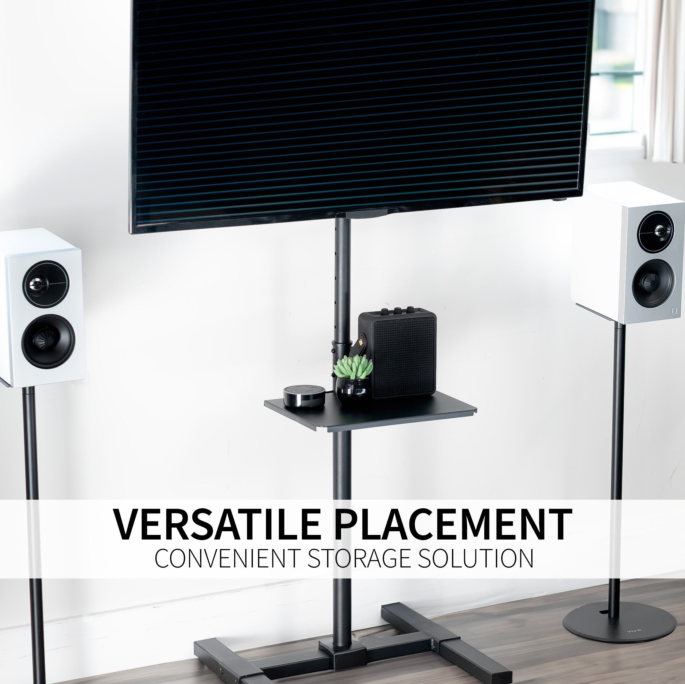 Clamp-on 14" x 10" Shelf Pole Mount – VIVO - desk solutions