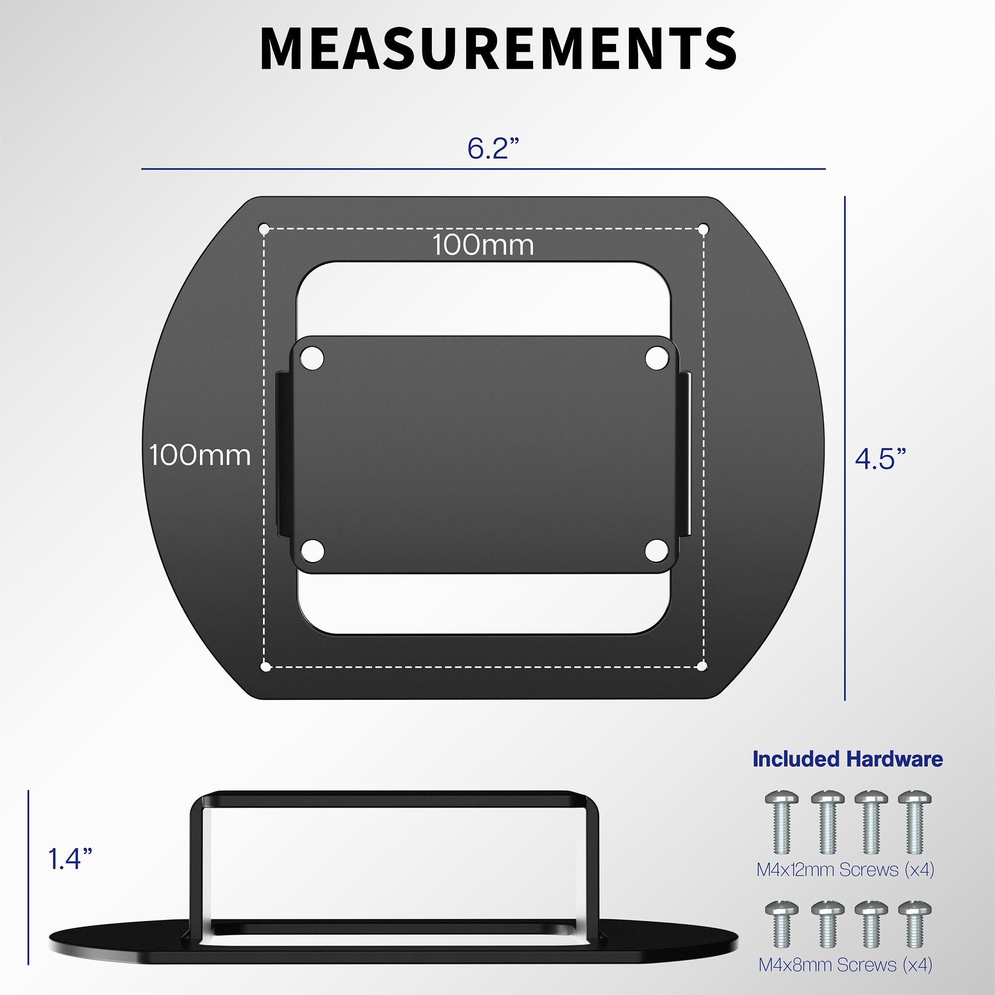 VESA Compatibility 100x100mm