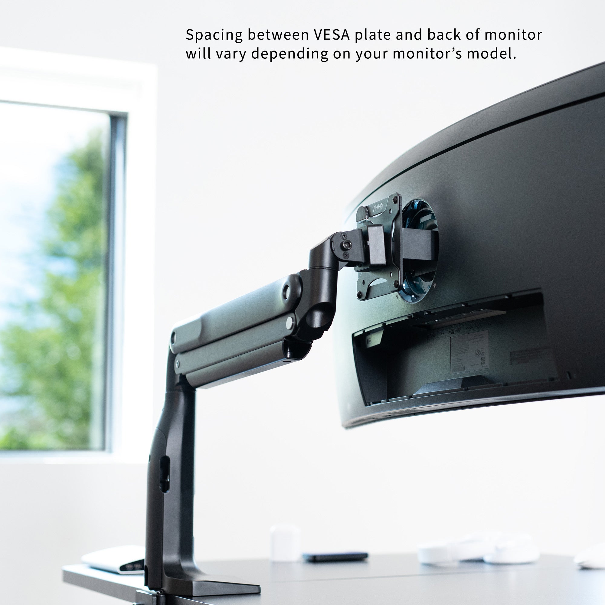 VESA Adapter Designed for Compatible Samsung Neo G9 and Odyssey G9 (models LS49AG952NNXZA, LC49G95TSSNXZA, LC49G97TSSNXDC, LS57CG952NNXZA), allowing your non VESA compatible monitor to be mounted to a stand of your choice