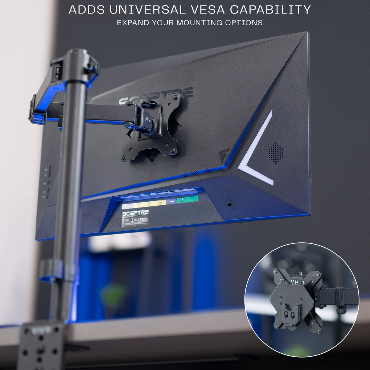 VESA Adapter Designed for Compatible Sceptre Monitors – VIVO - desk ...