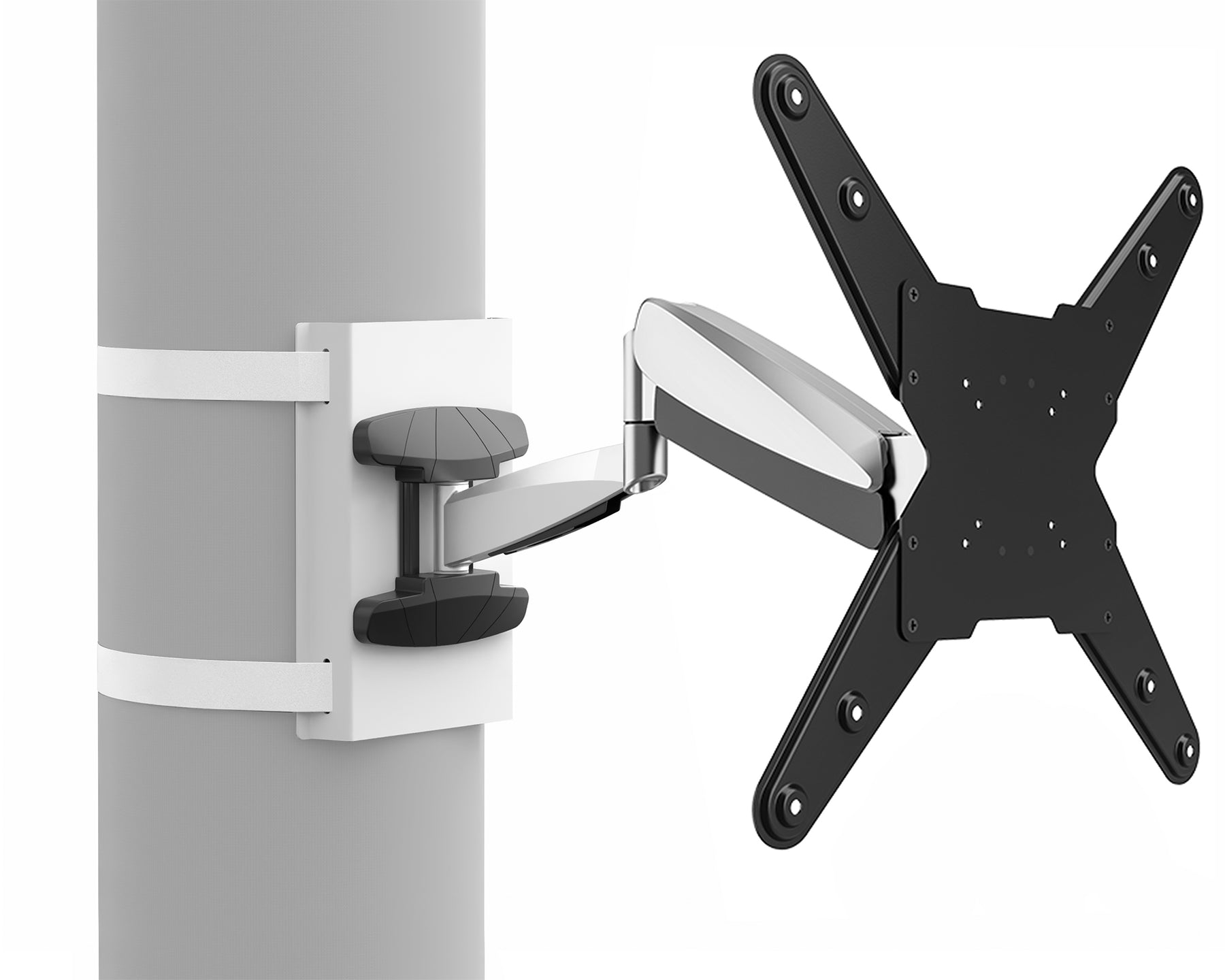 Computer Column Mount Exposed Column Pneumatic Arm TV Mount for 40