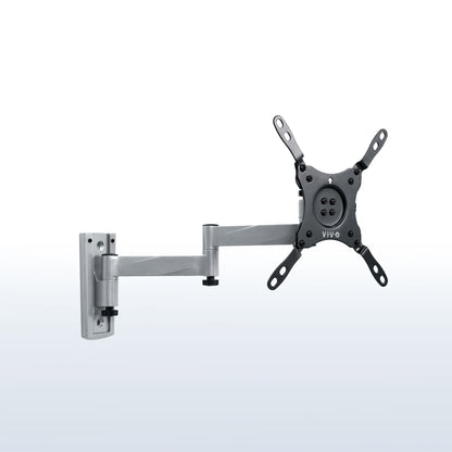 Quick release extending TV wall mount with tilt and swivel and built-in cable management. Includes 2 wall plates to provide installation in 2 different locations.