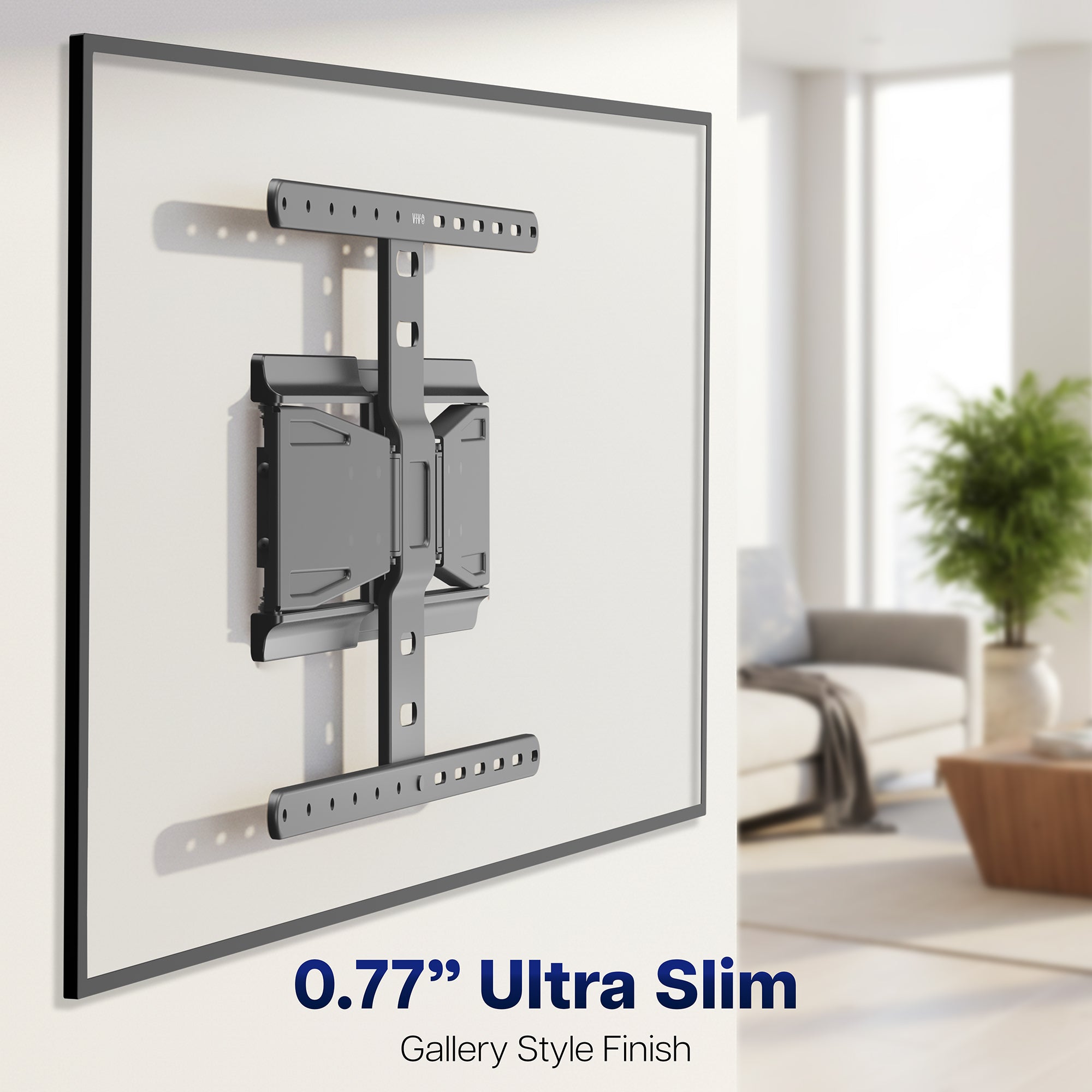 Low Profile Telescoping TV Wall Mount - Up to 90" Screens