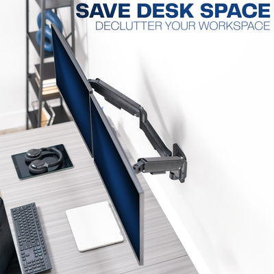 Dual mechanical wall mount.