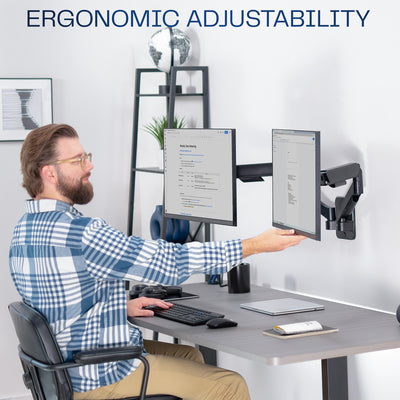 Dual mechanical wall mount.