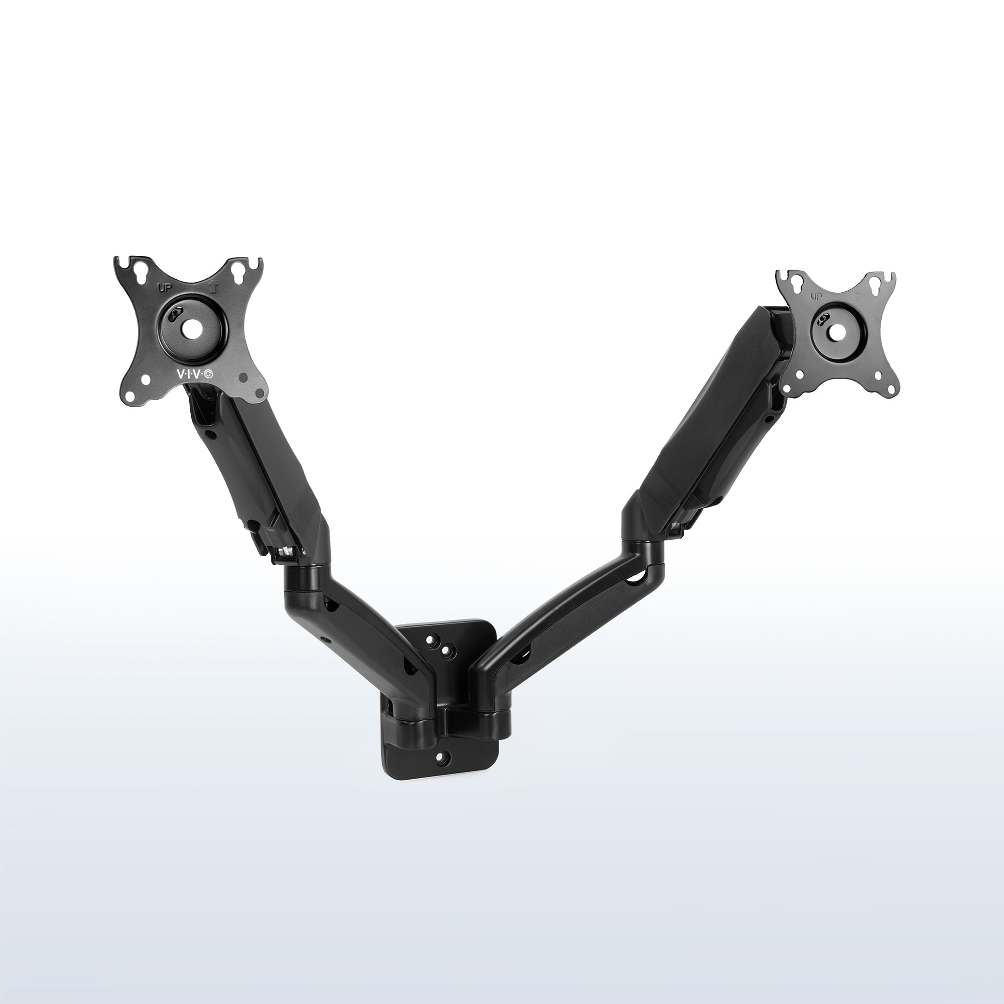 Dual pneumatic wall mount.