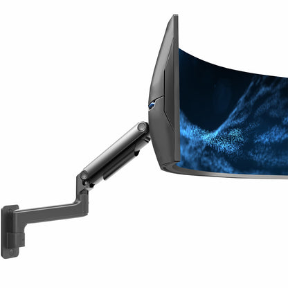 Mechanical Arm Single Ultrawide Monitor Wall Mount - Up to 49" Screens