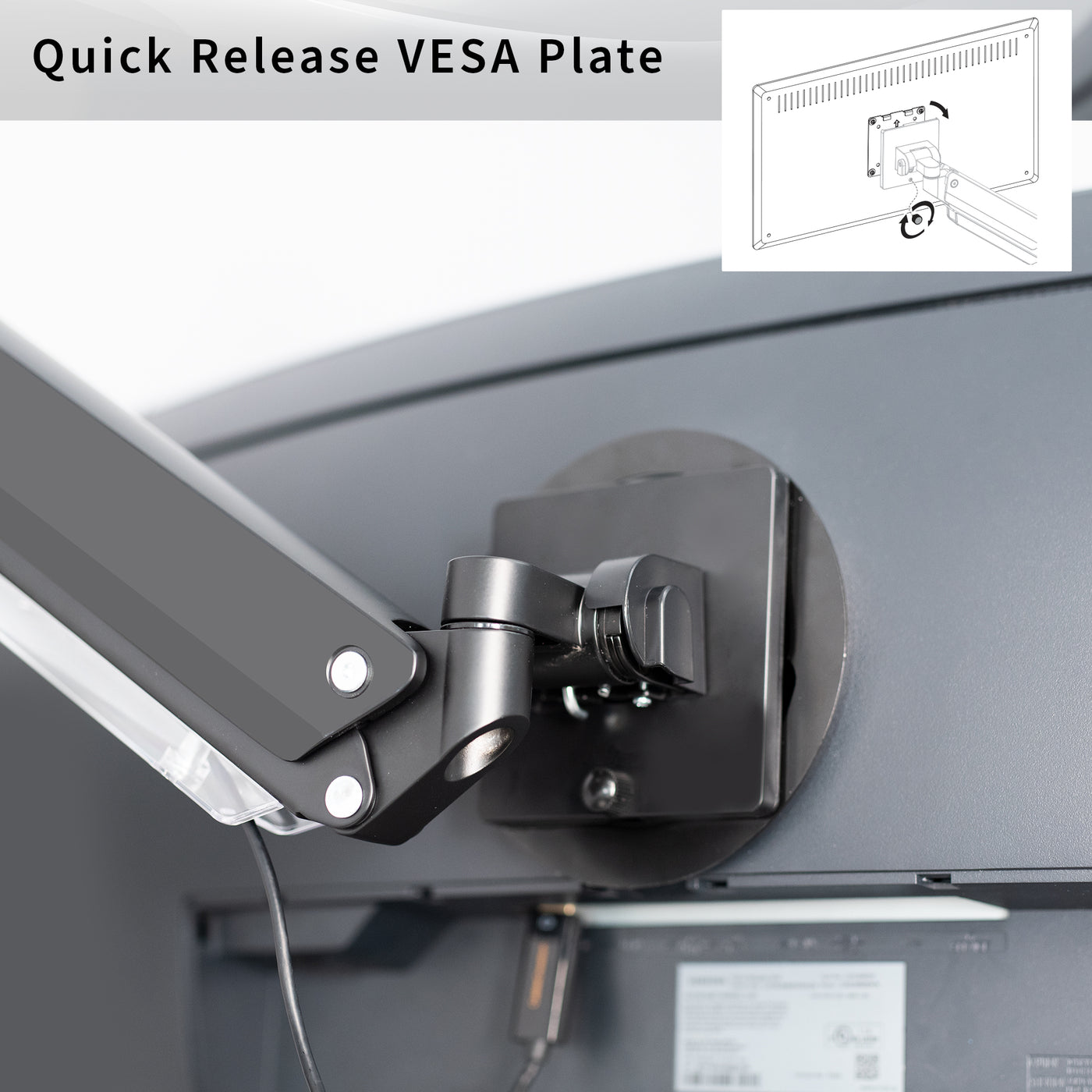 Adaptador para VESA 75/100 para soporte de monitor o TV de 13 a 27 -  Cablematic