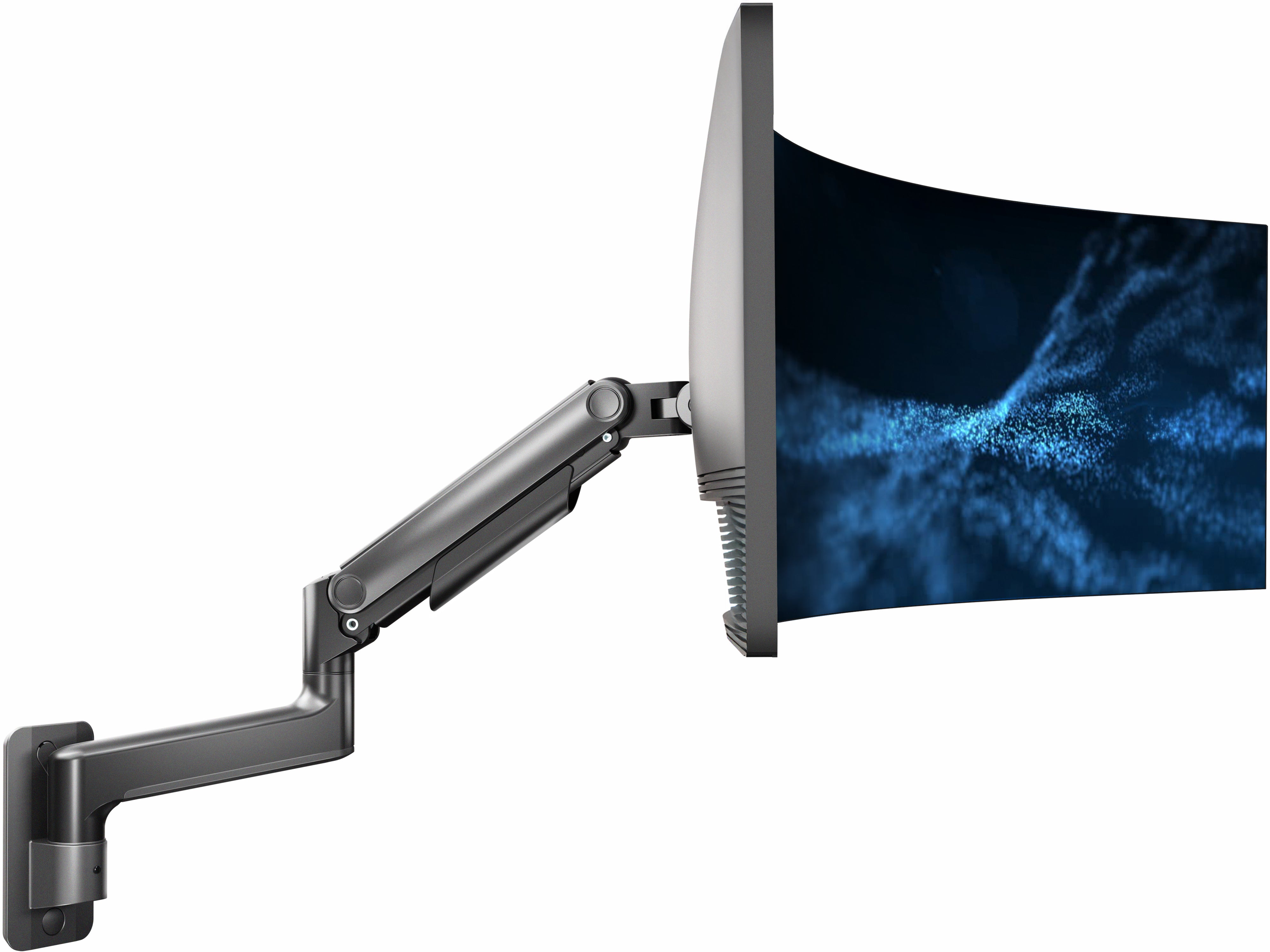 VIVO Pneumatic Arm Monitor Wall Mount - Thumbnail 2
