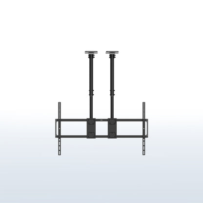 Dual Pole Extra Large TV Ceiling Mount with Extension Pole - 60” to 120” Screens
