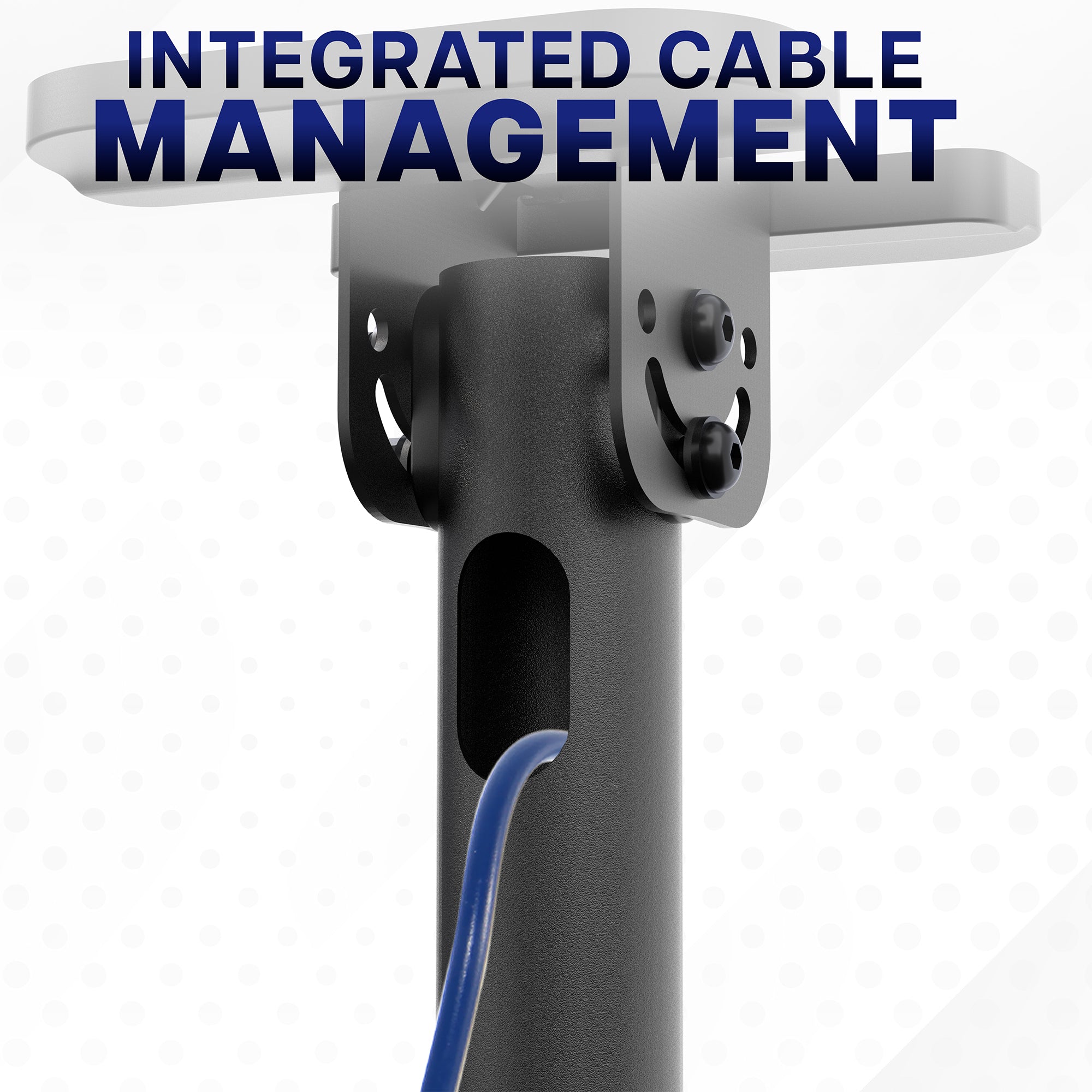 Back-to-Back Dual TV Ceiling Mount with 5.5ft Pole