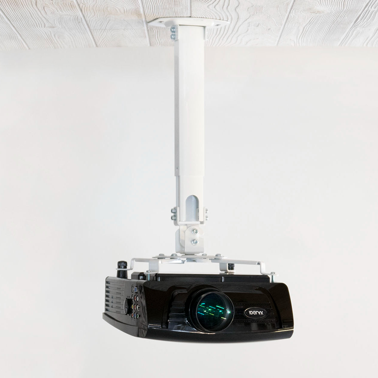 Extended ceiling pole projector mount from VIVO.