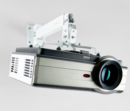 White adjustable ceiling or wall projector mount from VIVO.