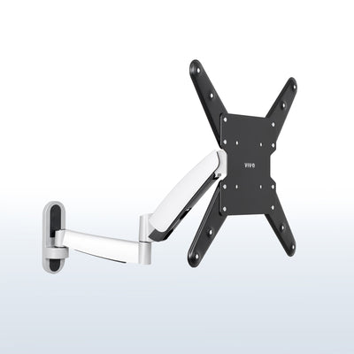 Sturdy adjustable pneumatic arm TV wall mount.