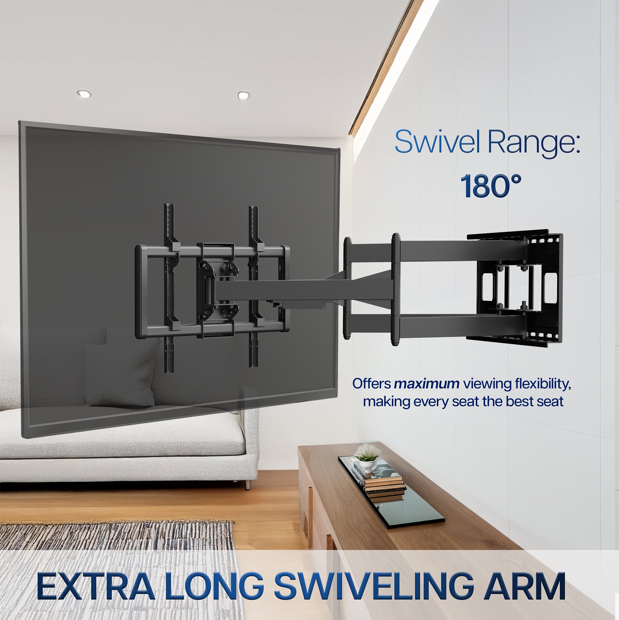 Full Motion 43” to 85” TV Wall Mount with Long Arm - Thumbnail 2