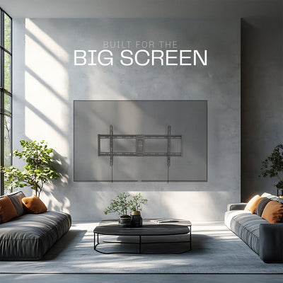 Sturdy adjustable extra large TV wall mount.