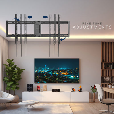 Sturdy adjustable extra large TV wall mount.