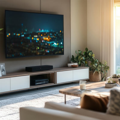 Sturdy adjustable extra large TV wall mount.