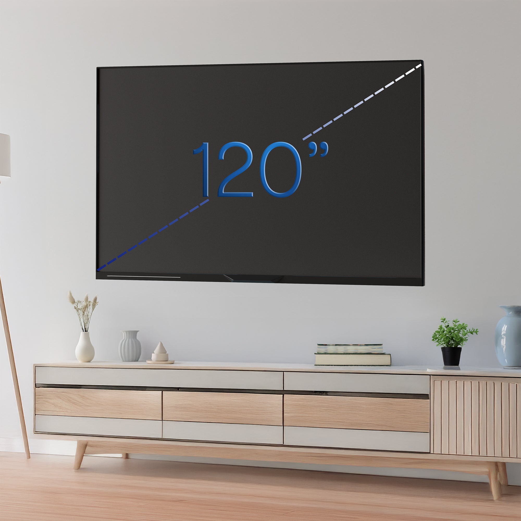 Full Motion Extra Large TV Wall Mount with Long Arm - 43