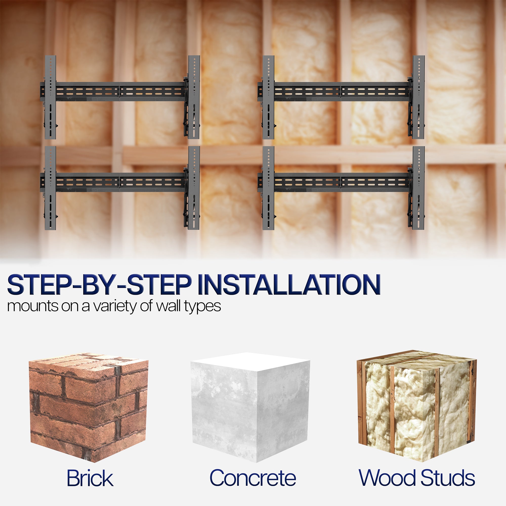 Pop-Out Video Wall Mounts (4 Pack) - Thumbnail 5