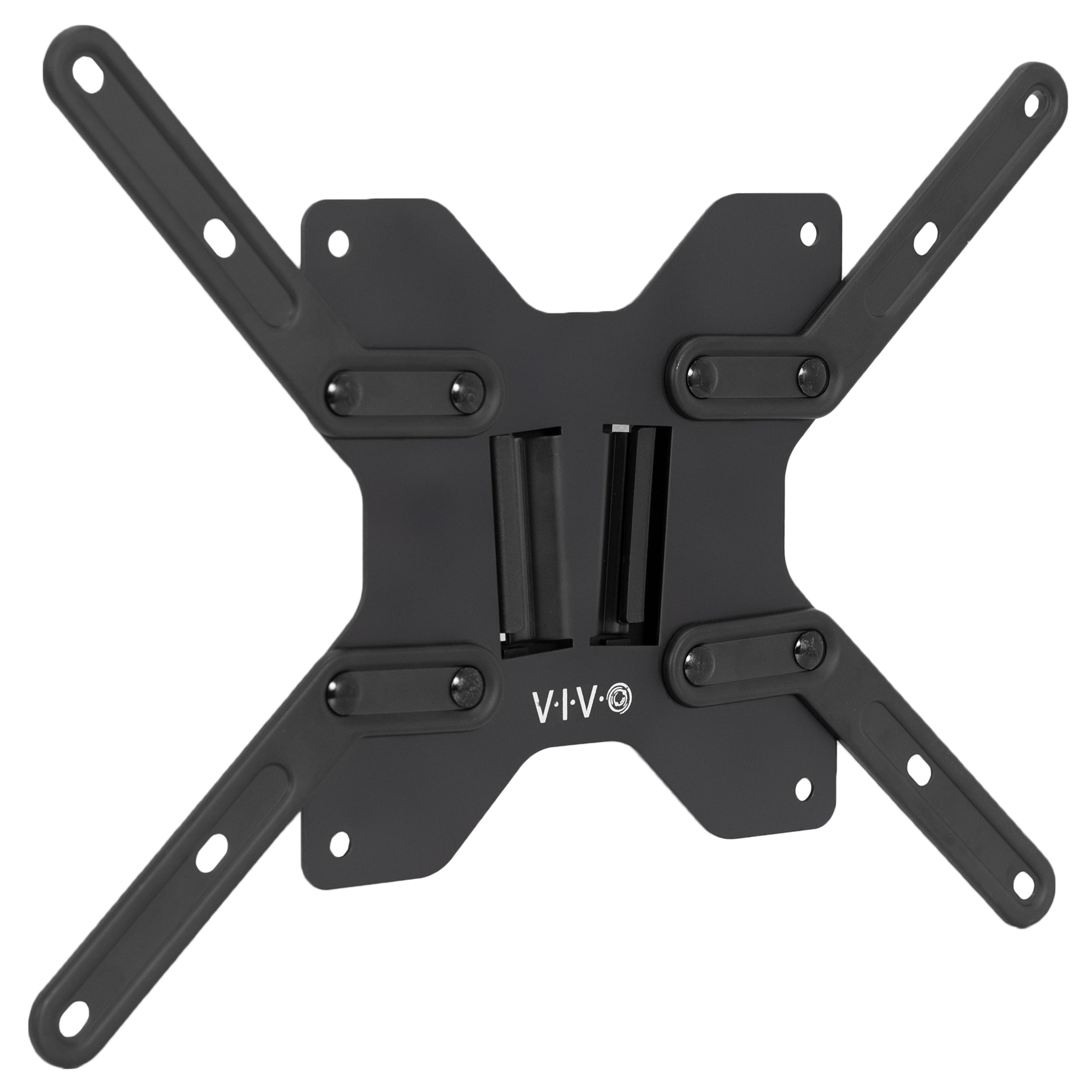 Anti-rust RV VESA TV mount for large screens featuring easy installation and removal and all necessary hardware included. Suitable for indoor or outdoor mounting.