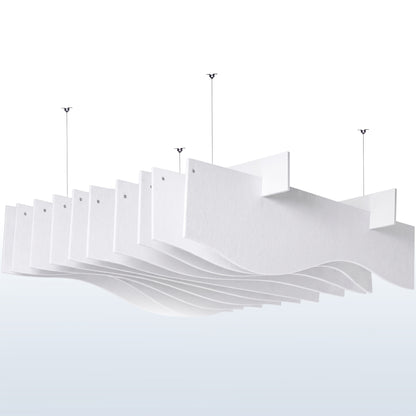 Wave Acoustic Ceiling Waffle Panel