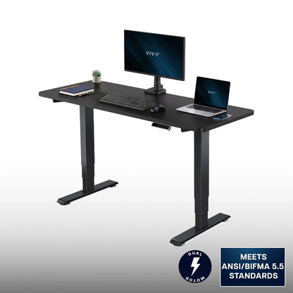 VIVO PRO 60" x 24" Dual Motor Electric Desk