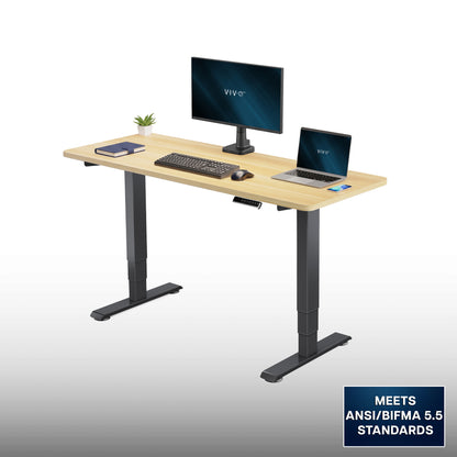 VIVO PRO 60" x 24" Dual Motor Electric Desk