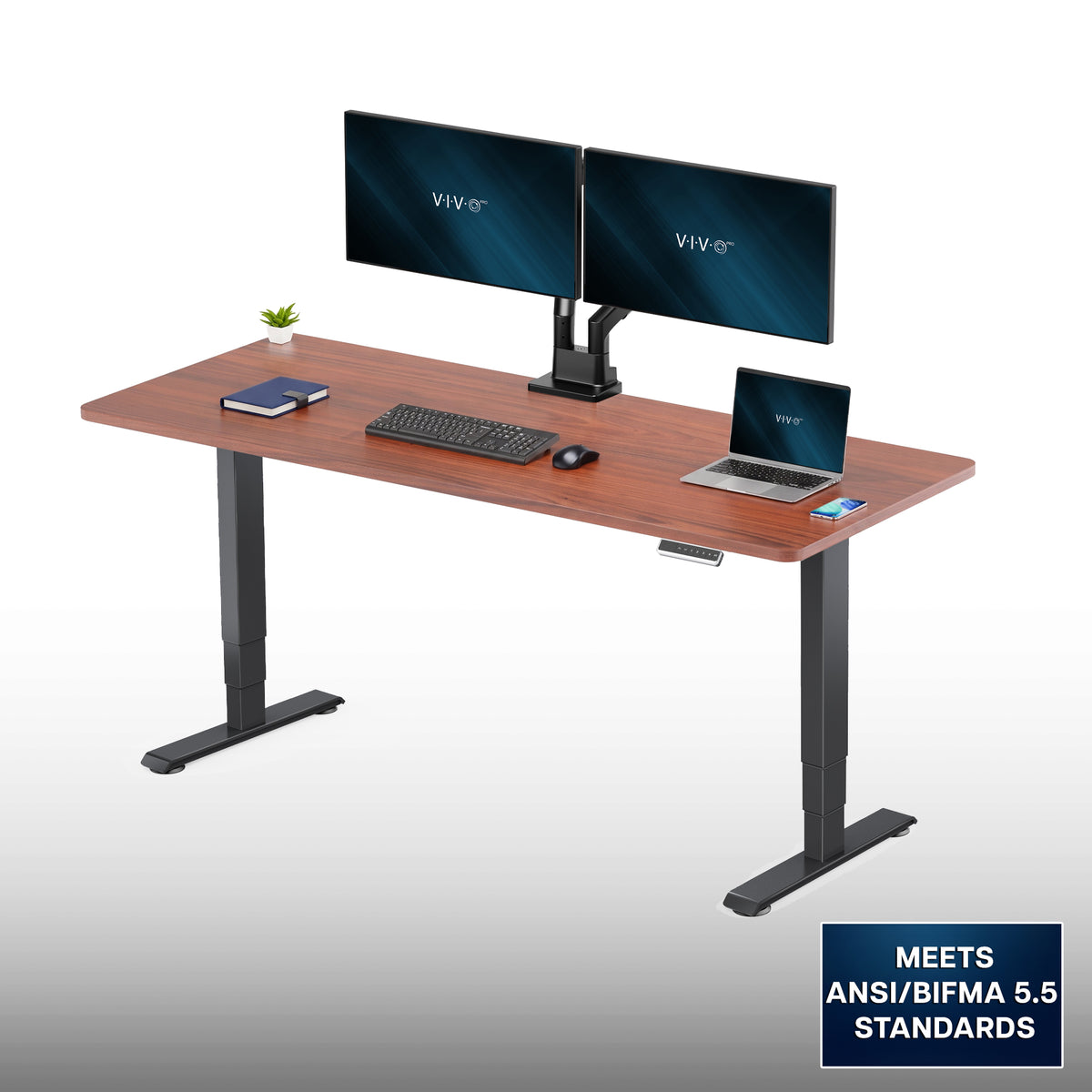 VIVO PRO 71" x 30" Dual Motor Electric Desk