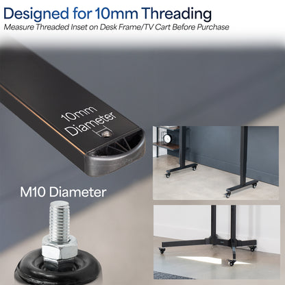 Lockable caster wheel from VIVO.
