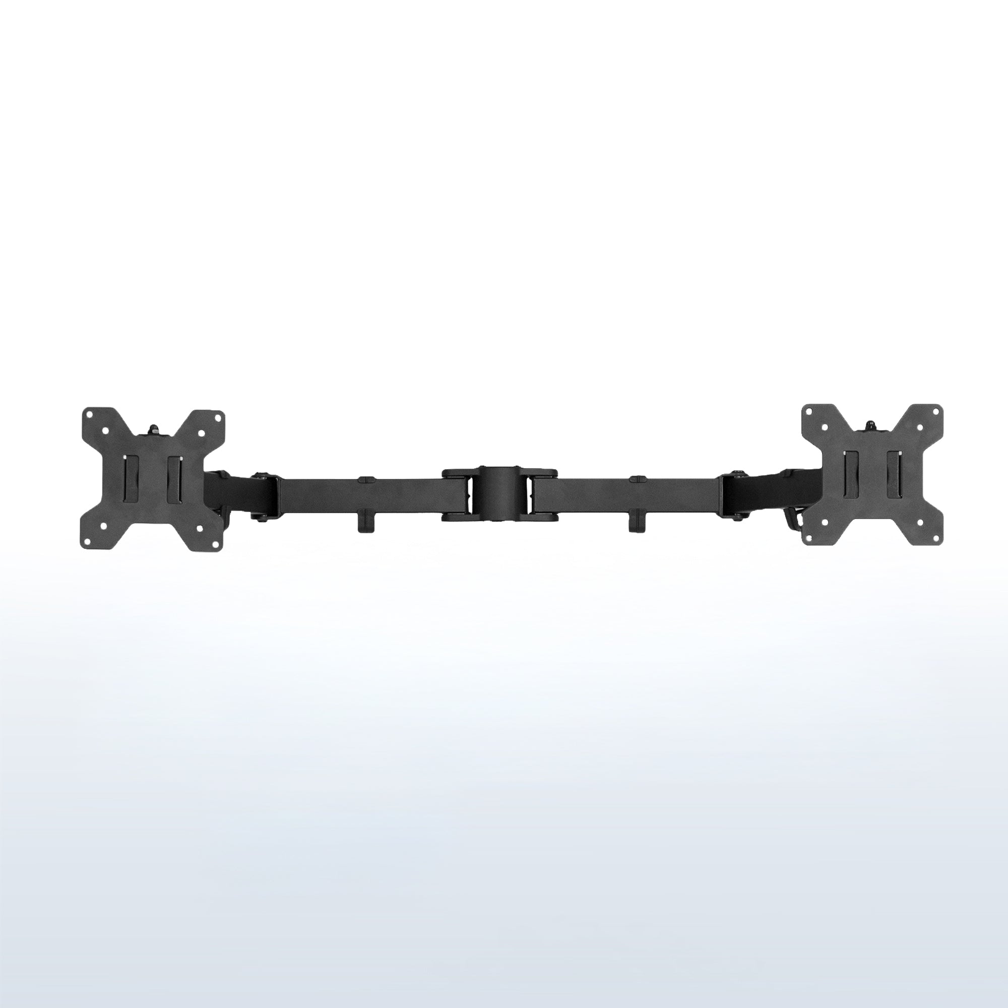 Dual monitor arm mount.