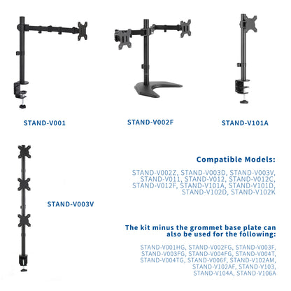 Additional support grommet compatible with a handful of stands from VIVO.