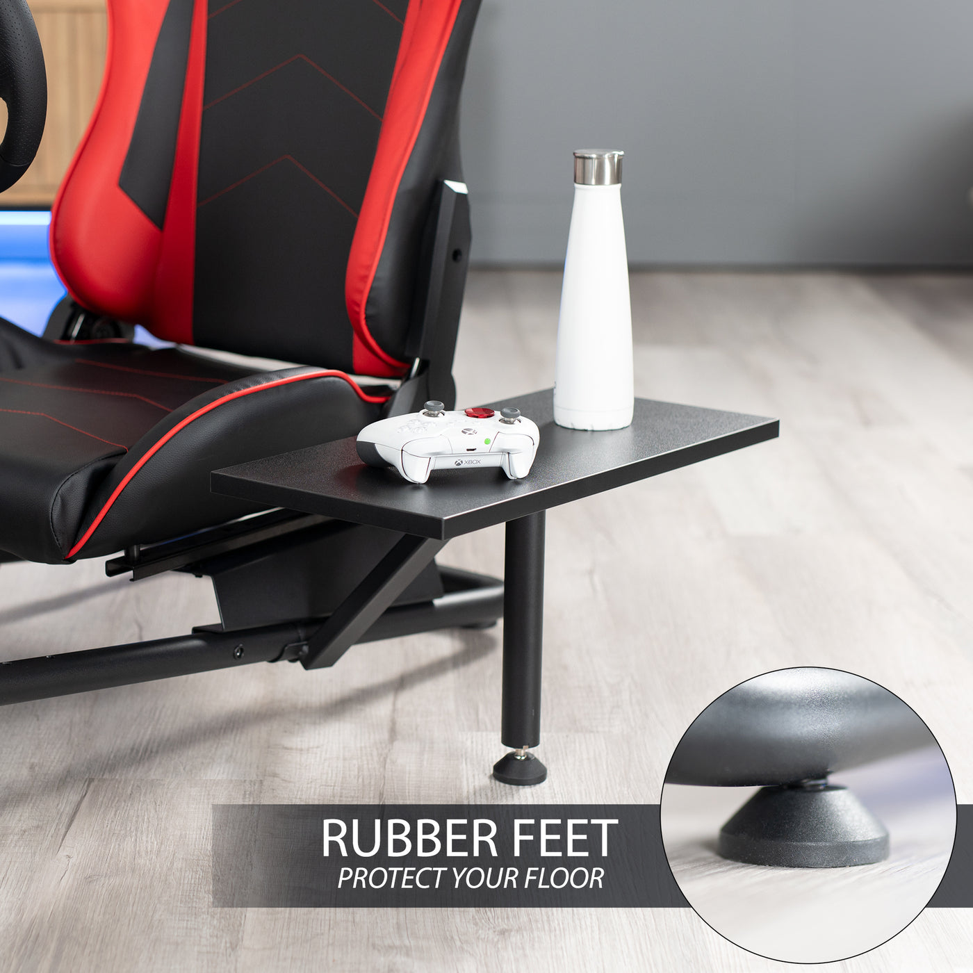 Racing Simulator Cockpit with TV Mount & Shelf Kit – VIVO - desk ...