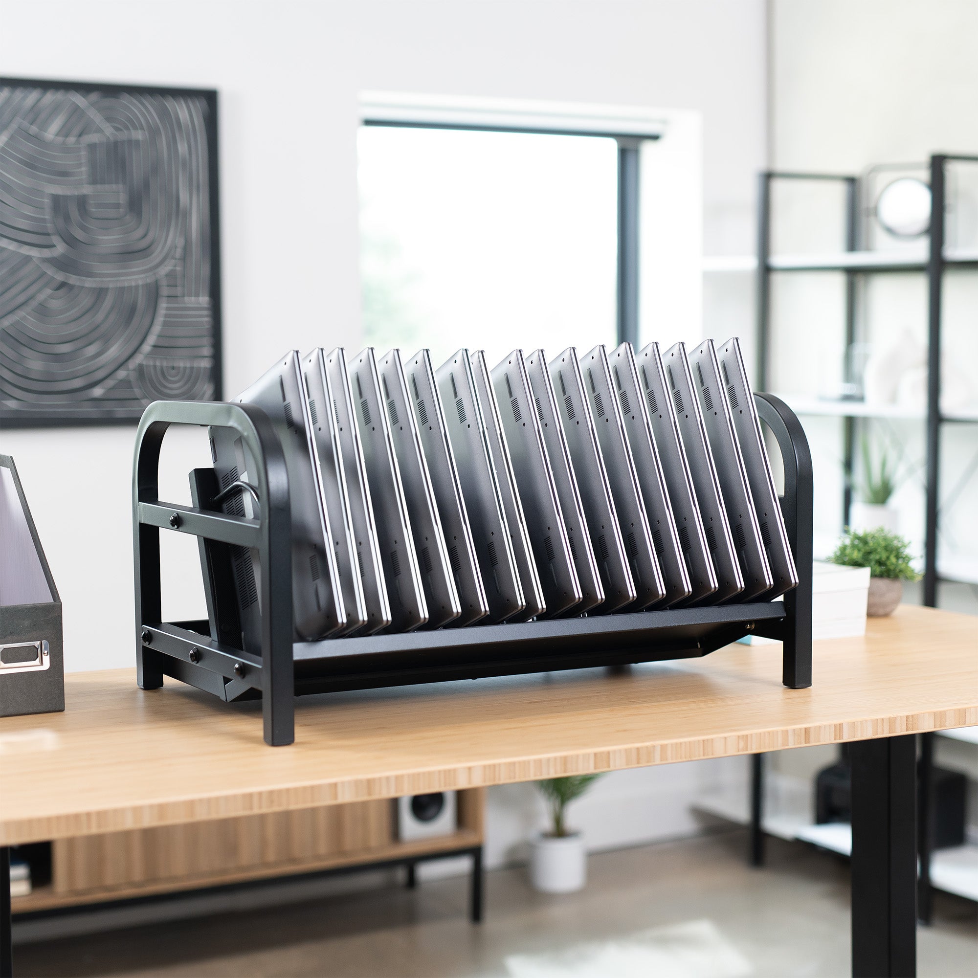 16-Device Open Charging Cart