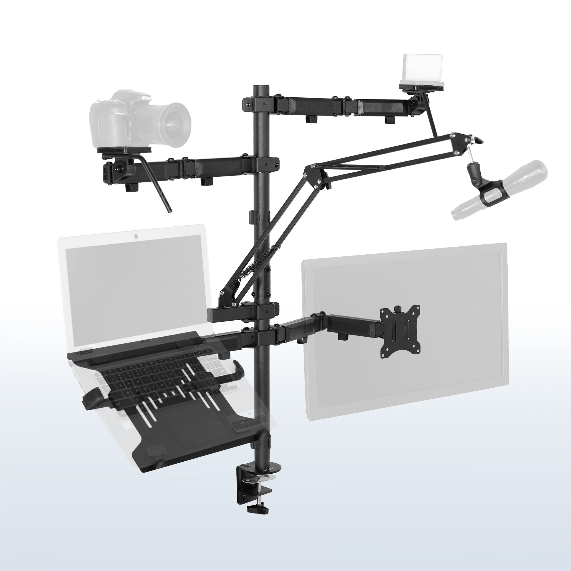 Multimedia production stand.