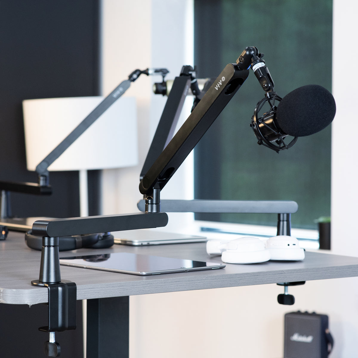 Low Height Microphone Desk Mount – VIVO - desk solutions, screen ...